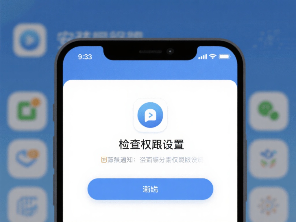 检查权限设置：安装完成后，首次打开应用时，系统可能